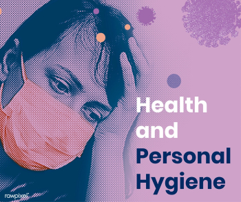 Health and personal hygiene during coronavirus pandemic banner templat.. | Free  vector - 2304917