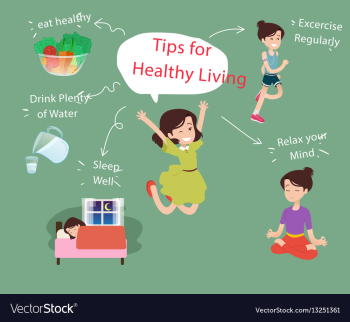 Health and wellness vector image Health and wellness vector image