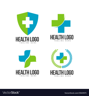 health logo template design