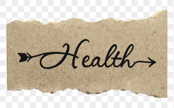 Health word png, torn paper, | Free PNG - rawpixel