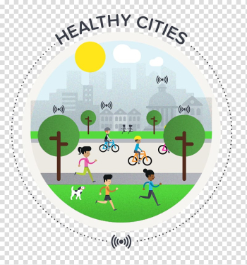 Healthy city Healthy community design Future Cities Catapult, multiple frame transparent background PNG clipart