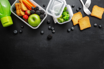 Healthy lunch to go packed in lunch box Free Photo Healthy lunch to go packed in lunch box Free Photo