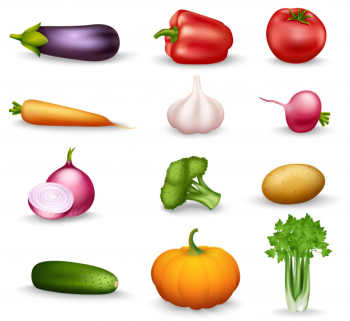 Healthy vegetables illustration Healthy vegetables illustration