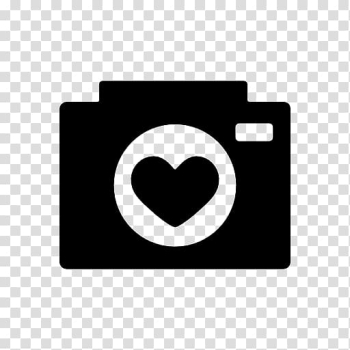 Heart camera illustration, Computer Icons Camera , polaroid transparent background PNG clipart