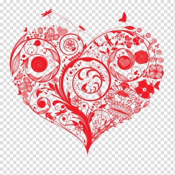 Heart Flower Love Euclidean , Flower heart transparent background PNG clipart Heart Flower Love Euclidean , Flower heart transparent background PNG clipart