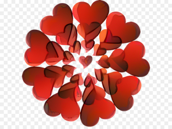 Heart, Flower, Valentines Day, Red PNG Heart, Flower, Valentines Day, Red PNG