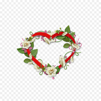 Heart Flower Wreath Valentine's Day - heart Heart Flower Wreath Valentine's Day - heart