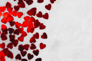 Heart foil confetti Heart foil confetti