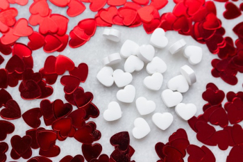 Heart foil confetti Heart foil confetti