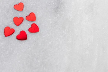 Heart foil confetti Heart foil confetti