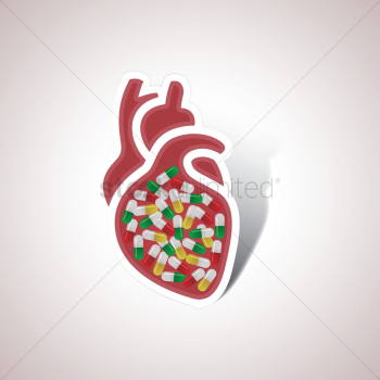 Heart full of pills Heart full of pills