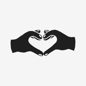 Heart hand gesture sticker, cute | Free PSD Illustration - rawpixel Heart hand gesture sticker, cute | Free PSD Illustration - rawpixel