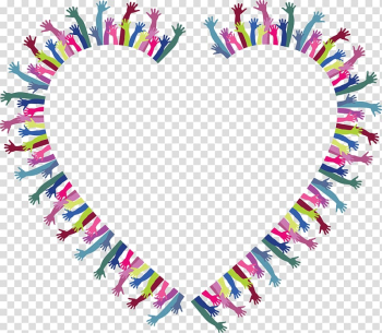 Heart Hand , heart transparent background PNG clipart