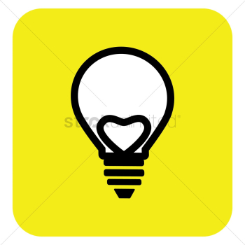 Heart in light bulb Heart in light bulb