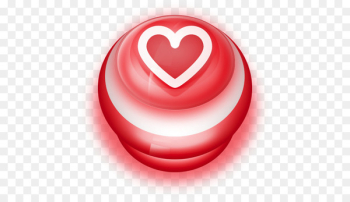 heart love lip - Button Red Love Heart heart love lip - Button Red Love Heart