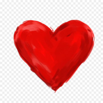 Heart Love Red Valentines Day - Hand-painted red heart Heart Love Red Valentines Day - Hand-painted red heart