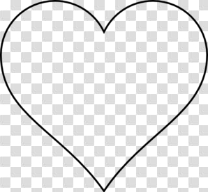 heart outline clipart 101269 - Heart With Transparent Background ...