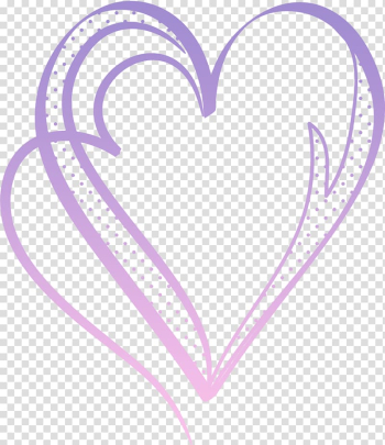 Heart Painting Violet , PINK HEARTS transparent background PNG clipart