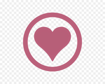 heart pink logo magenta circle
