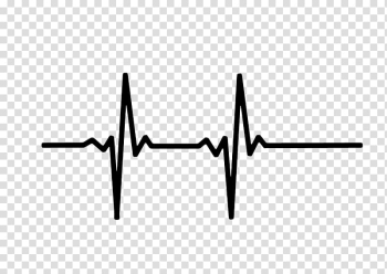 Heart pulse , Heart rate monitor Pulse Heart rate variability, wave line transparent background PNG clipart