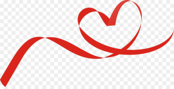 Heart Red ribbon Red ribbon - Red Ribbon Heart Red ribbon Red ribbon - Red Ribbon