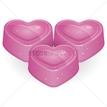 Heart shape candies Heart shape candies