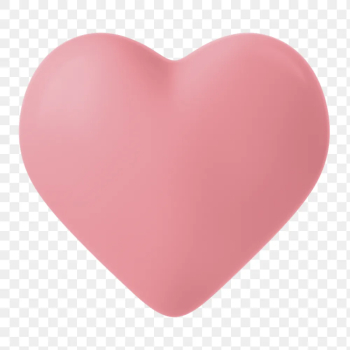 Heart shape png 3D sticker, | Free PNG Sticker - rawpixel