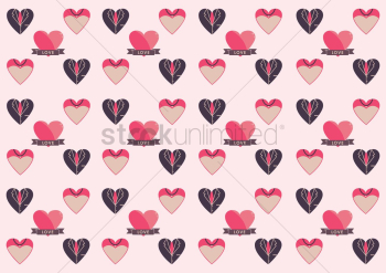 Heart shaped background Heart shaped background