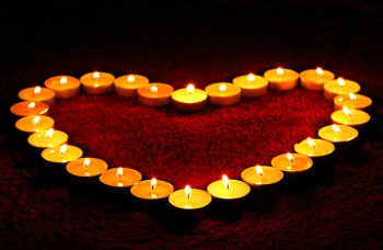 Heart Shaped Candle Heart Shaped Candle