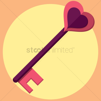 Heart shaped key Heart shaped key