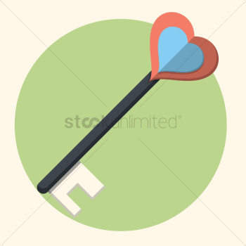 Heart shaped key Heart shaped key