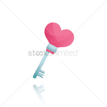 Heart shaped key Heart shaped key