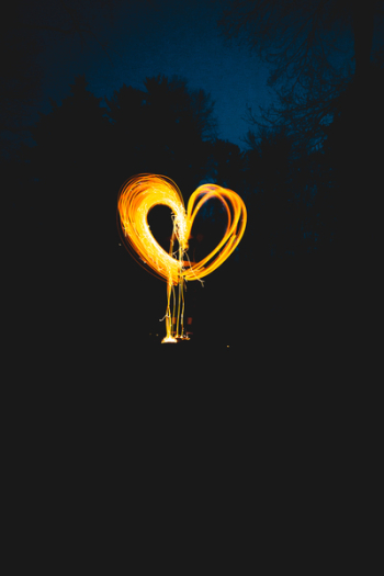 Heart-shaped Light Artwork Heart-shaped Light Artwork