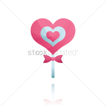 Heart shaped lollipop Heart shaped lollipop