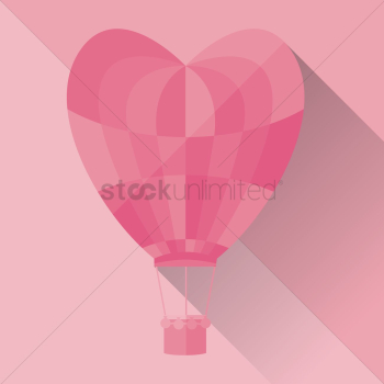 Heart shaped parachute. Heart shaped parachute.