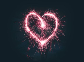 heart shaped pink sparklers photography heart shaped pink sparklers photography