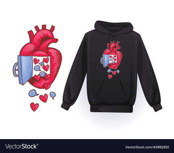 heart t shirt design hoodie design