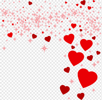 Heart Valentines Day, Floating hearts, red hearts illustration, love, hearts, broken Heart png