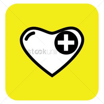 Heart with plus sign Heart with plus sign