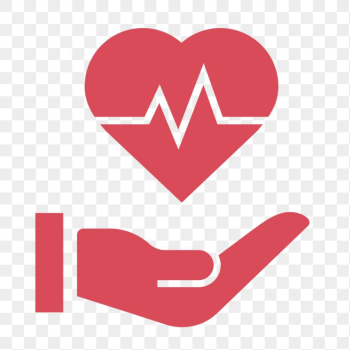 Heartbeat hand icon png sticker, | Free Icons - rawpixel