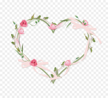 Hearts and Flowers Border Clip art - invitation flowers Hearts and Flowers Border Clip art - invitation flowers