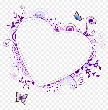 Hearts Clipart Heart Frame - Heart Frame Vector Png