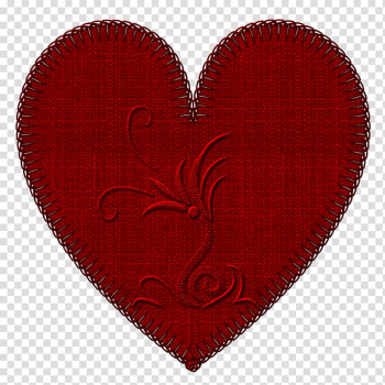 Hearts Embroidery , red embroidered illustration transparent background PNG clipart Hearts Embroidery , red embroidered illustration transparent background PNG clipart