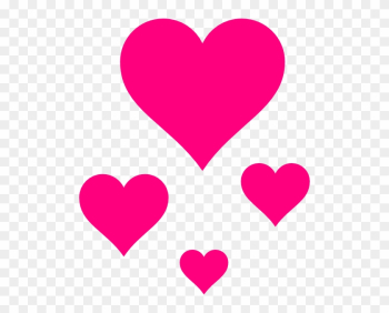 Hearts Pink - Small Pink Heart Png