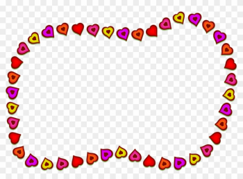 Hearts Shapes Border Frame Blank Copyspace - Khung Hình Trái Tim