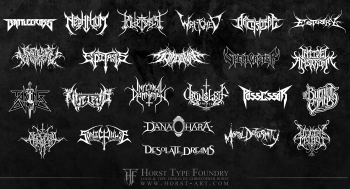 Heavy Metal Logos | Ambigrams | Metal band logos, Heavy metal art ...