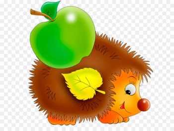 Hedgehog, Domesticated Hedgehog, Cartoon, Caterpillar, Plant PNG