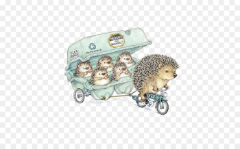 Hedgehog Drawing Birthday Greeting card Illustration - Hedgehog 