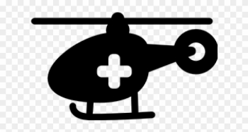 Helicopter Clipart Emergency Helicopter - Medical Helicopter Icon