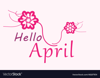 hello april april month